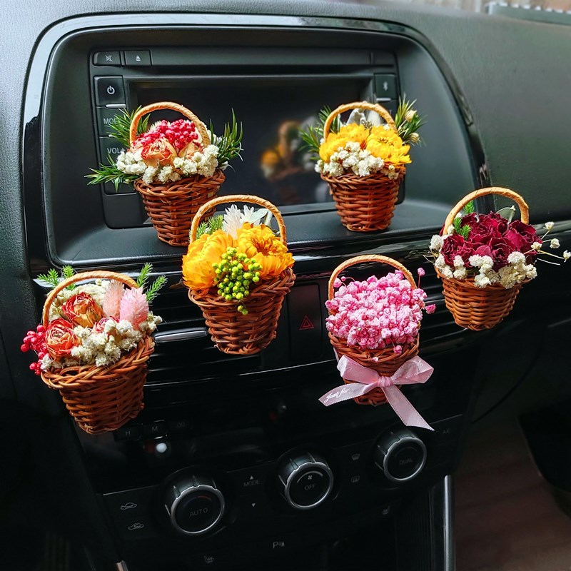 Flower Basket Car Air Vent Clip Accessories