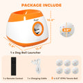 Automatic Dog Ball Launcher – 26–80 FT Range (Orange)