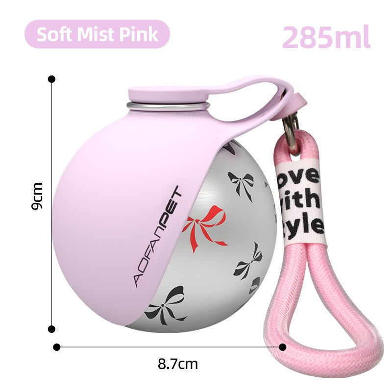 Portable Stainless Steel Pet Water Bottle