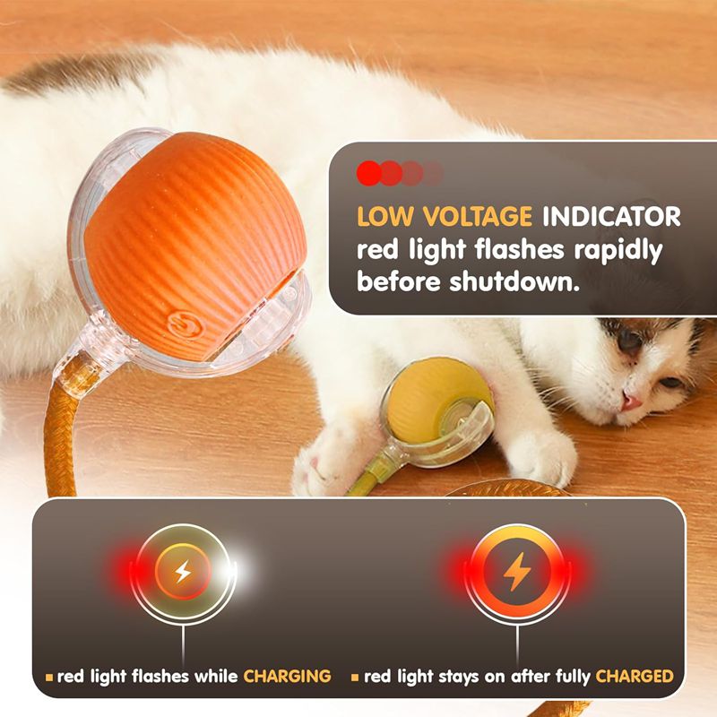 Smart Interactive Cat Ball – Automatic & Rechargeable