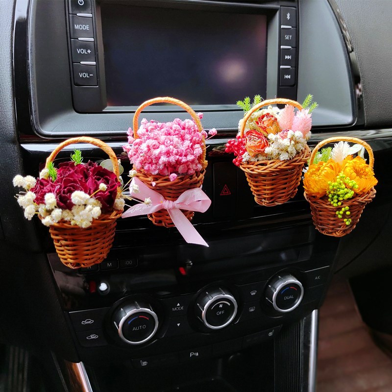 Flower Basket Car Air Vent Clip Accessories