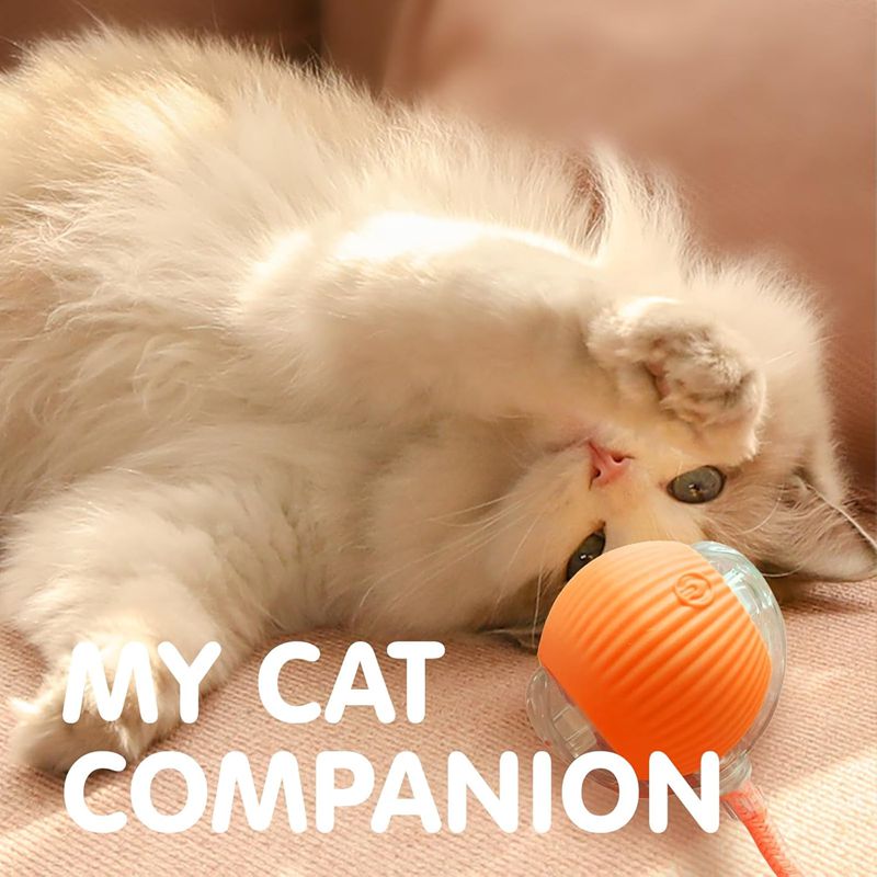 Smart Interactive Cat Ball – Automatic & Rechargeable
