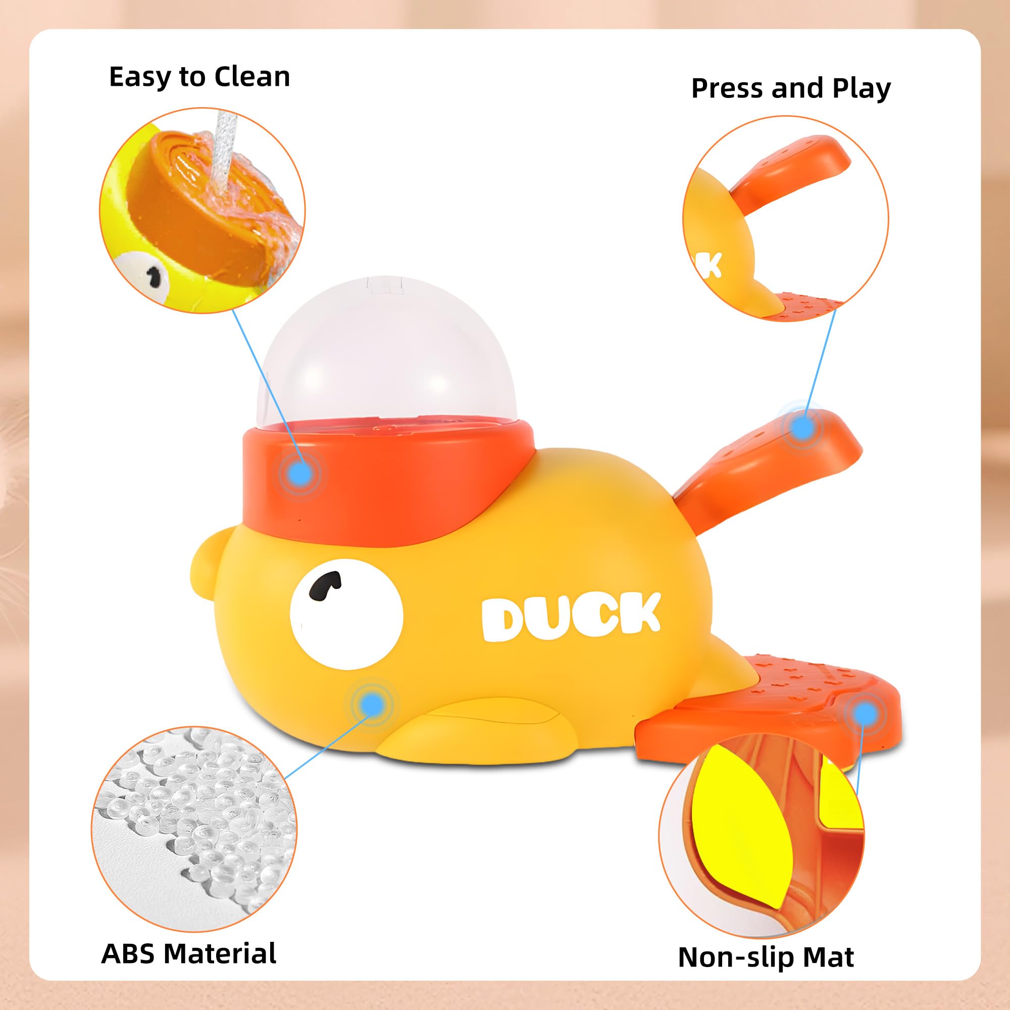 Duck Treat Dispenser – Interactive Slow Feeder Puzzle Toy for Dogs & Cats
