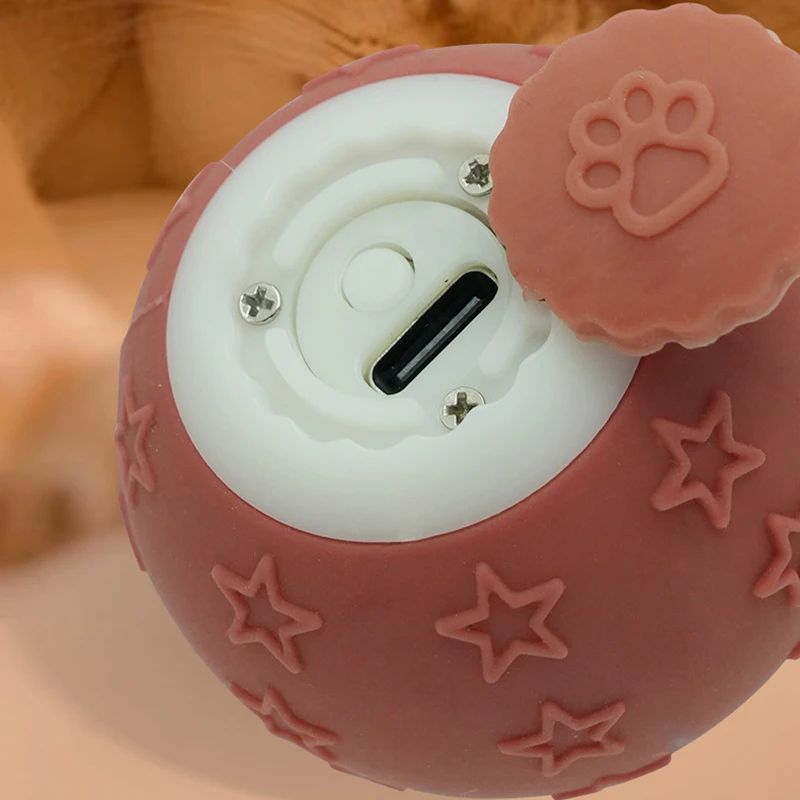 Interactive Smart Rolling Ball – Rechargeable Cat & Dog Exercise Toy (2 Modes)
